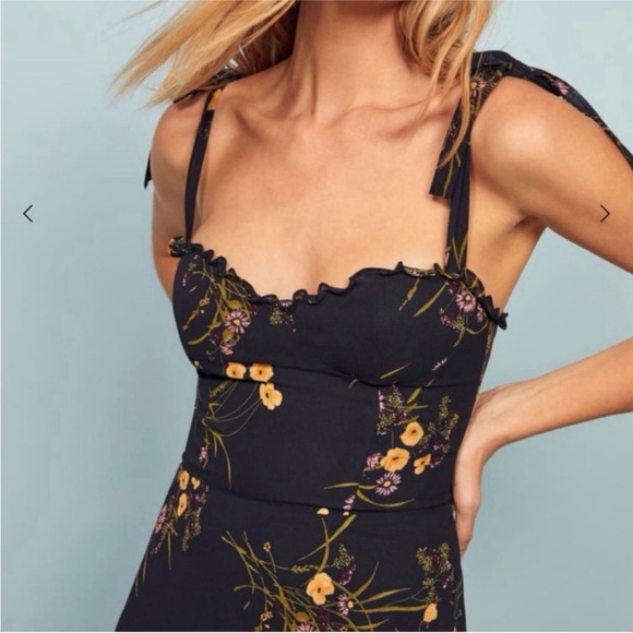 Reformation Nikita dress in Mademoiselle print - Picture 4 of 4